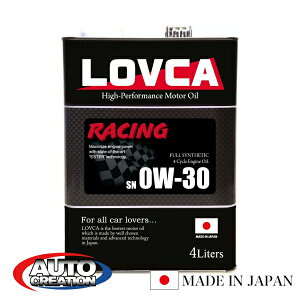 GWIC 0W30 4L LOVCA RACING 0W-30 4L uJ[VOV[YɑҖ]0W-30oI uJ { GXe×PAO×ꌸZpŋق̃X|XI 100wI 0W-30  