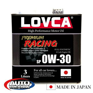 GWIC 0W30 3L LOVCA PREMIUM-RACING 0W-30 3L SP ꌸZp×GXe×PAO RACING𒴂ʂȃ[VOIC LSPIΉ  4TCN w T[Lbg 3l { ԗpi LPR030-3