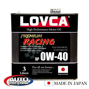GWIC 0W40 3L LOVCA PREMIUM-RACING 0W-40 3L SP ꌸZp× GXe ×PAO [VOIC GW IC w   [J[  T[Lbg 4TCN IC w K