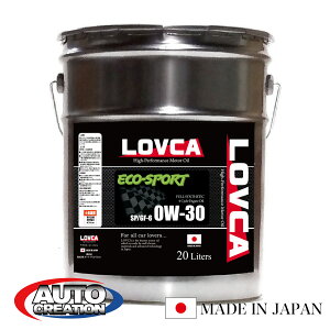 GWIC 0W30 20L LOVCA ECO-SPORT 0W-30 20L FT86 BRZ [hX^[ f~I RX-8 H[O  Ԃ̃IC [^[IC  20bg  IC J[IC X|[cJ[ oil i ԃIC 