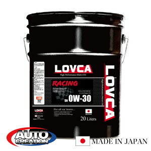 GWIC 0W30 20L LOVCA RACING 0W-30 20L uJ { GXe +PAO 100 w  GW IC 0w 30 [Xp K\GWIC T[Lbg WJ[i IC 86 b