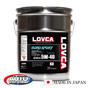 GWIC LOVCA EURO-SPORT 5W-40 20L SP/C3  GW IC K\ fB[[p 5w40 5w 40 w fB[[GW p fB[[GWIC 20L fB[[ [VO