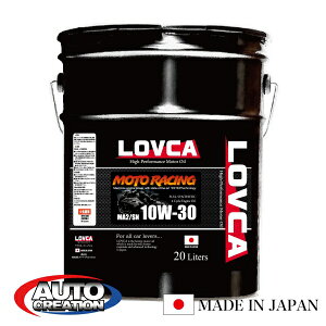 GWIC 10W-30 20L LOVCA MOTO-RACING 10W-30 MA2/SN 20L 2֎Nb`Ή oCN LMR1030-20
