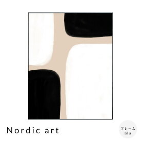 Nordic　art　アートポスター（フレーム付き）
