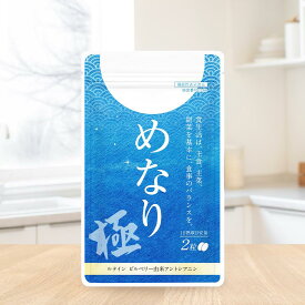 【 ぼやけ・かすみ改善 】 リニューアルパッケージ めなり極 サプリメント 60粒入り （ 約1ヶ月分 ）