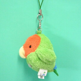 ムニュマム携帯ストラップ コザクラインコ/ボタンインコ サイズ:5cm ふわふわ もちもち もふもふ ぬいぐるみ おもちゃ　ギフト 贈り物 お祝い プレゼント お誕生日 大きい/小さい インテリア