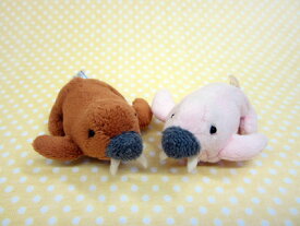 ちびだまアニマル セイウチ サイズ:約6.5cm ふわふわ もちもち もふもふ ぬいぐるみ おもちゃ　ギフト 贈り物 お祝い プレゼント お誕生日 大きい/小さい インテリア