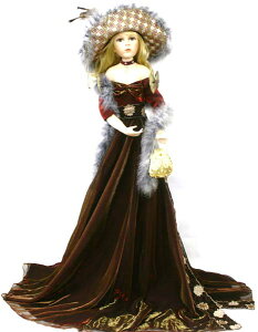 限定ビスクドール「ヴィクトリア」サイズ:H99cm(送料無料!) フランス人形 西洋人形 ポーセリン セラミック 陶磁器 置物 インテリア