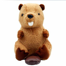 Dimple ビーバー ☆押し笛入りぬいぐるみ☆♪ サイズ:16cm ふわふわ もちもち もふもふ ぬいぐるみ おもちゃ　ギフト 贈り物 お祝い プレゼント お誕生日 大きい/小さい インテリア