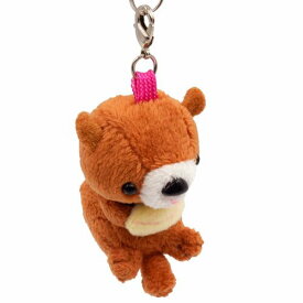 Dimple ラッコ 携帯ストラップ ボールチェーンキーホルダー サイズ:5cm ふわふわ もちもち もふもふ ぬいぐるみ おもちゃ　ギフト 贈り物 お祝い プレゼント お誕生日 大きい/小さい インテリア