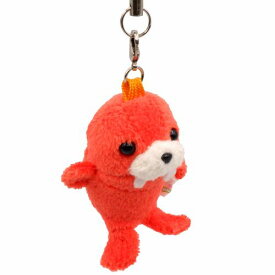 Dimple セイウチ 携帯ストラップ ボールチェーンキーホルダー サイズ:5cm ふわふわ もちもち もふもふ ぬいぐるみ おもちゃ　ギフト 贈り物 お祝い プレゼント お誕生日 大きい/小さい インテリア