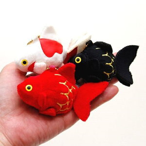 金魚鈴 リュウキン・りゅうきん・琉金・デメキン・でめきん・出目金サイズ:8.5cm ふわふわ もちもち もふもふ ぬいぐるみ おもちゃ ギフト 贈り物 お祝い プレゼント お誕生日 大きい/小さ