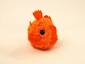 ナメダンゴ ORANGE サイズ:8cmφ+ヒレ ふわふわ もちもち もふもふ ぬいぐるみ おもちゃ　ギフト 贈り物 お祝い プレゼント お誕生日 大きい/小さい インテリア