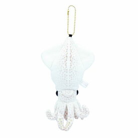 ほんのり光る！ ホタルイカ ぬいぐるみキーホルダー バッグチャーム 蛍烏賊/ほたるいか/firefly squid サイズ:17cm ふわふわ もちもち もふもふ ぬいぐるみ おもちゃ　ギフト 贈り物 お祝い プレゼント お誕生日 大きい/小さい インテリア