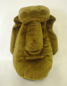 モアイ M BROWN サイズ：H19cm ふわふわ もちもち もふもふ ぬいぐるみ おもちゃ　ギフト 贈り物 お祝い プレゼント お誕生日 大きい/小さい インテリア