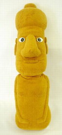 N モアイ L BROWN サイズ：H52cm