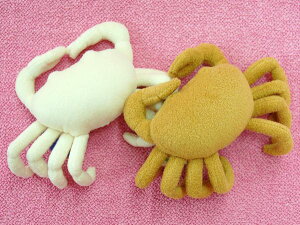 ユノハナガニ/湯の花蟹 Austinograea yunohana サイズ:甲羅W10cm×H6cm ふわふわ もちもち もふもふ ぬいぐるみ おもちゃ ギフト 贈り物 お祝い プレゼント お誕生日 大きい/小さい インテリア