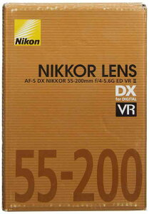 Nikon ]Y[Y AF-S DX NIKKOR 55-200mm f/4-5.6G ED VR II jRDXtH[}bgp AFSDXVR55-200G2