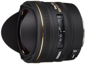 SIGMA 単焦点魚眼レンズ 10mm F2.8 EX DC FISHEYE HSM キヤノン用 対角線魚眼 APS-C専用 477547