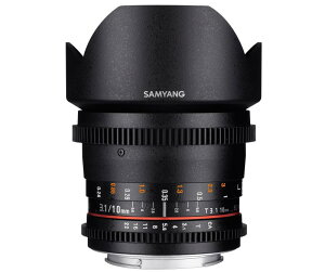 SAMYANG 動画用単焦点超広角レンズ VDSLR 10mm T3.1 キヤノン EF用 APS-C用
