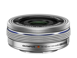 Olympus 14-42mm f3.5-5.6 EZ Interchangeable Lens for Olympus/Panasonic Micro 4/3 Digital Camera (Silver) - International Versio