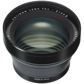 【中古】FUJIFILM X100用テレコンバージョンレンズ ブラック TCL-X100B II