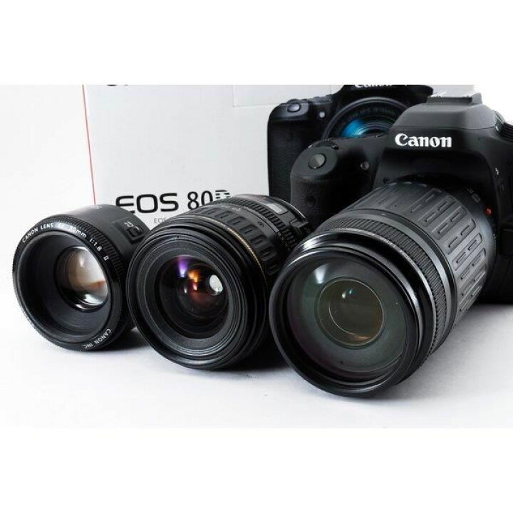 楽天市場】【中古】キヤノン Canon EOS 80D 単焦点&標準&望遠トリプル 