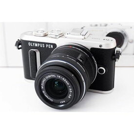 【4/24~4/27限定!最大4,000円OFF&4/25限定で最大P3倍】【中古】オリンパス OLYMPUS E-PL8 ブラック レンズキット 美品 史上最高デザイン SDカード付