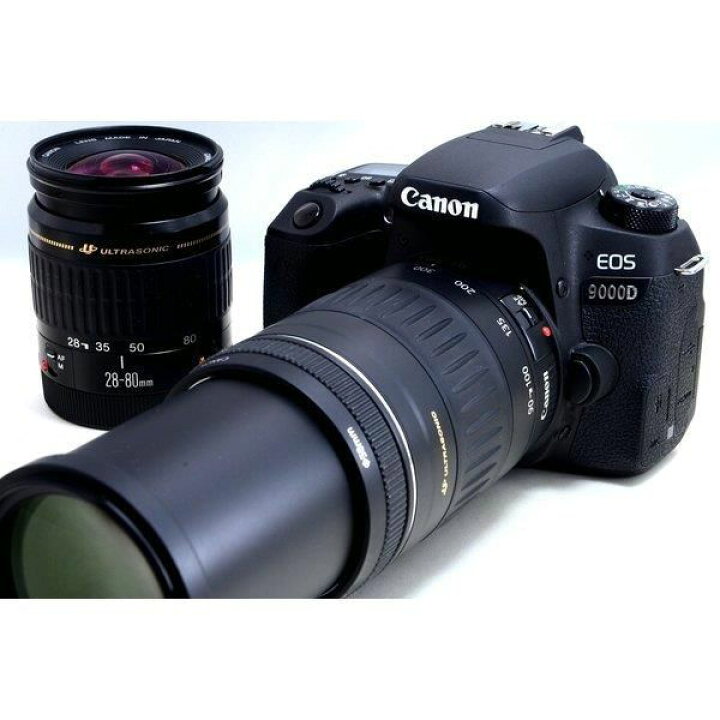 楽天市場】【中古】キヤノン Canon EOS 9000D 標準&超望遠ダブルズーム 