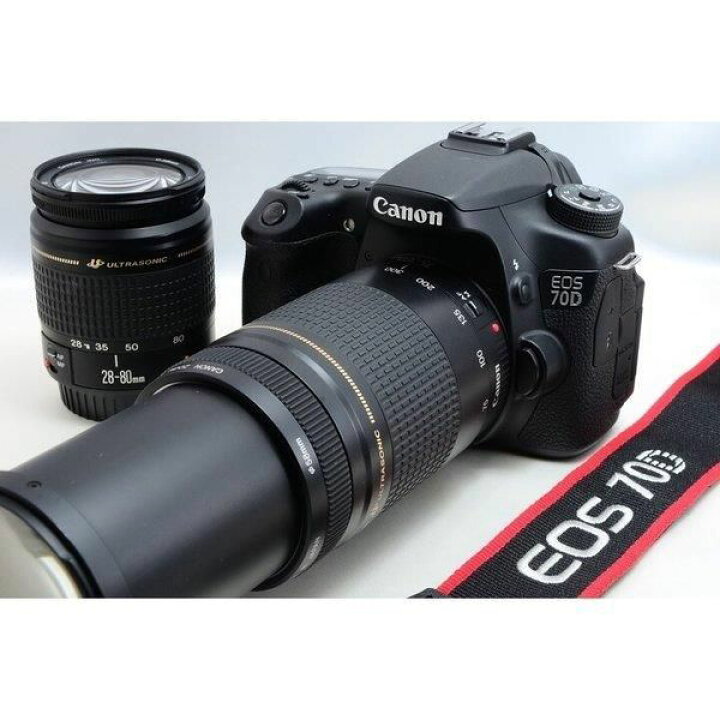 楽天市場】【中古】キヤノン Canon EOS 70D 超望遠ダブルズームセット  
