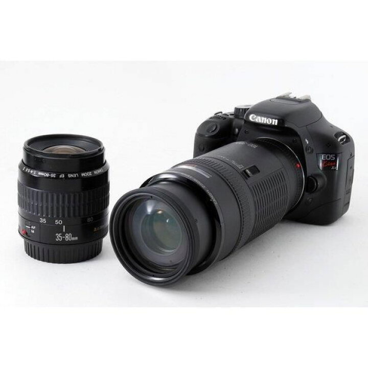 楽天市場】【中古】キヤノン Canon EOS Kiss X4 標準&超望遠ダブル 