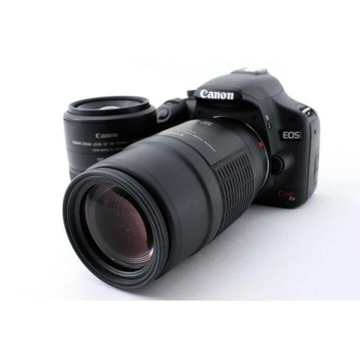 楽天市場】【中古】キヤノン Canon EOS Kiss X3 標準&望遠ダブルレンズ 