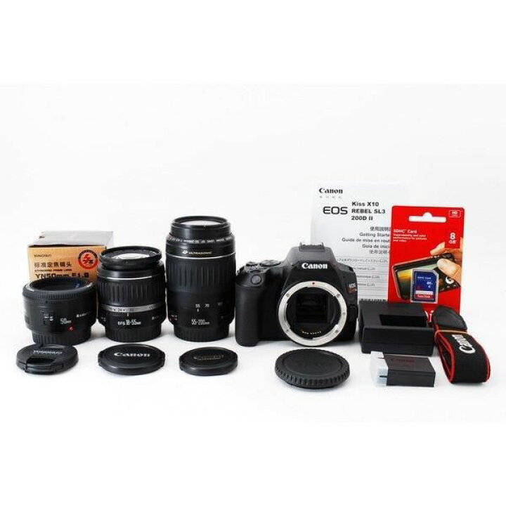 楽天市場】【中古】キヤノン Canon EOS Kiss X10 トリプルレンズセット 