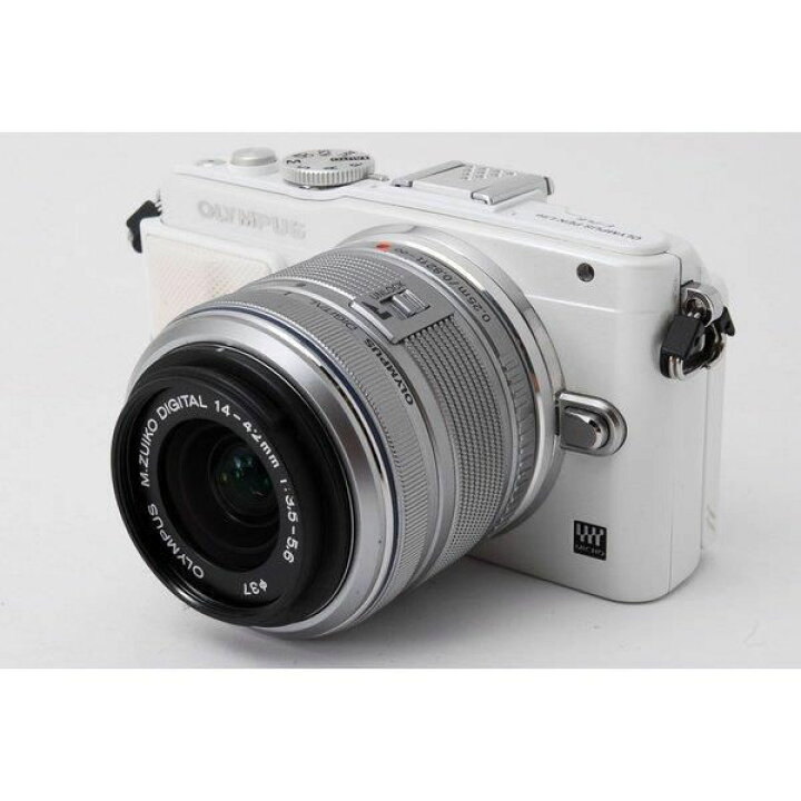 楽天市場】【中古】オリンパス OLYMPUS E-PL6 ホワイト レンズキット 