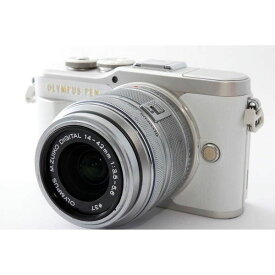 【中古】オリンパス OLYMPUS E-PL9 レンズセット ホワイト 美品 Wi-Fiで 付当店保証30日間 人気モデル 高画質 売れ筋
