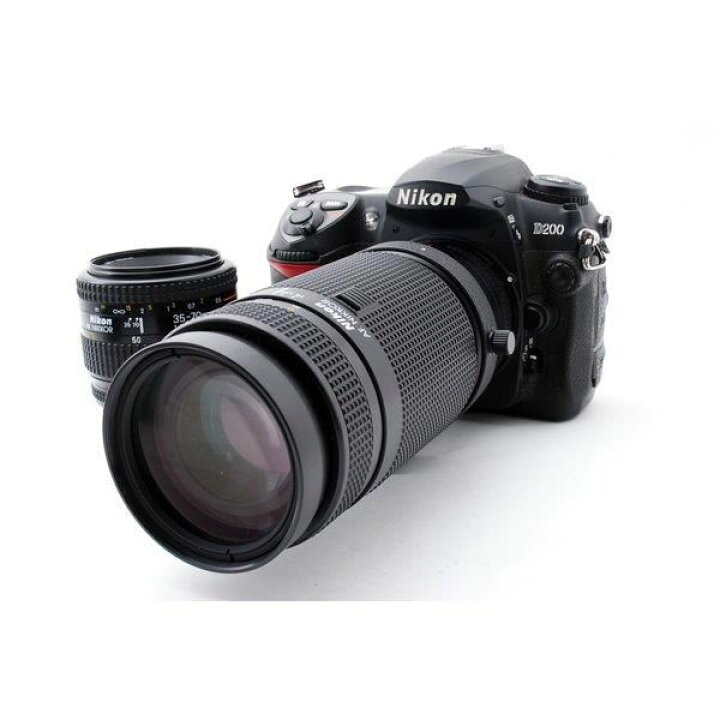 楽天市場】【中古】ニコン Nikon D200 標準&超望遠ダブルズームセット 