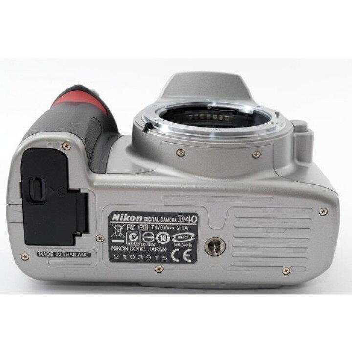 楽天市場】【中古】ニコン Nikon D40 ダブルズームセット シルバー 美  