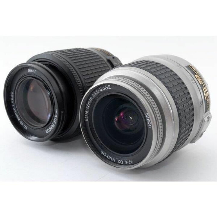 楽天市場】【中古】ニコン Nikon D40 ダブルズームセット シルバー 美 