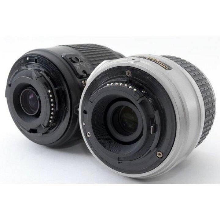 楽天市場】【中古】ニコン Nikon D40 ダブルズームセット シルバー 美  