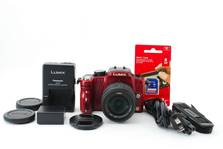 楽天市場】【中古】パナソニック Panasonic Lumix DMC-G1 レッド  