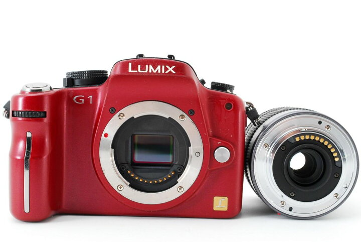 楽天市場】【中古】パナソニック Panasonic Lumix DMC-G1 レッド 