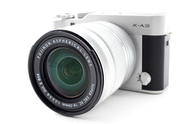 楽天市場】【中古】フジフィルム Fujifilm X-A3 シルバー レンズキット 