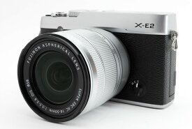 【中古】富士フイルム フジフィルム Fujifilm X-E2 シルバー レンズセット 美品 Wi-Fiでスマホへ転送 SDカード付き