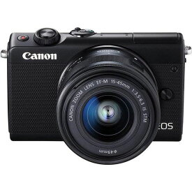 【4/24~4/27限定!最大4,000円OFF&4/25限定で最大P3倍】【中古】キヤノン Canon EOS M100 EF-M15-45 IS STM レンズキット ブラック EOSM100BK1545ISSTMLK SDカード付き