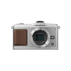 【6/1限定!全品P3倍】【中古】オリンパス OLYMPUS E-P1 ボディ シルバー E-P1 BODY-SLV SDカード付き