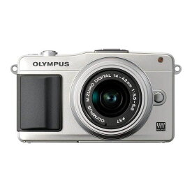 【6/1限定!全品P3倍】【中古】オリンパス OLYMPUS E-PM2 レンズキット シルバー SDカード付き