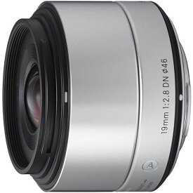 【中古】シグマ SIGMA 単焦点広角レンズ Art 19mm F2.8 DN シルバー ソニー SONY Eマウント用 ミラーレスカメラ専用 929763