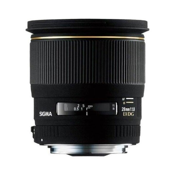 楽天市場】【中古】シグマ SIGMA 単焦点広角レンズ 28mm F1.8 EX DG 