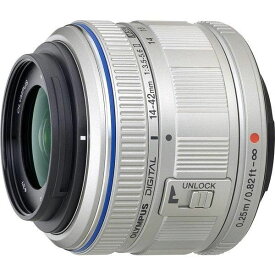 【6/1限定!全品P3倍】【中古】オリンパス OLYMPUS 標準ズームレンズ M.ZUIKO DIGITAL 14-42mm F3.5-5.6 II シルバー