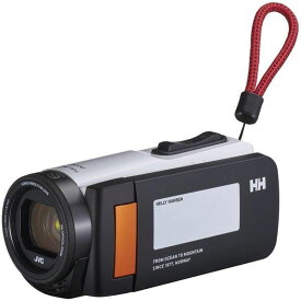 【中古】JVCケンウッド HELLY HANSEN×JVC ビデオカメラ Everio R 防水 防塵 32GB ノルディックホワイト GZ-HH140-WB